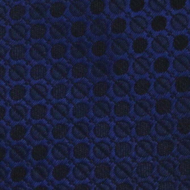 Corbata Estrecha Azul Marino y Negra