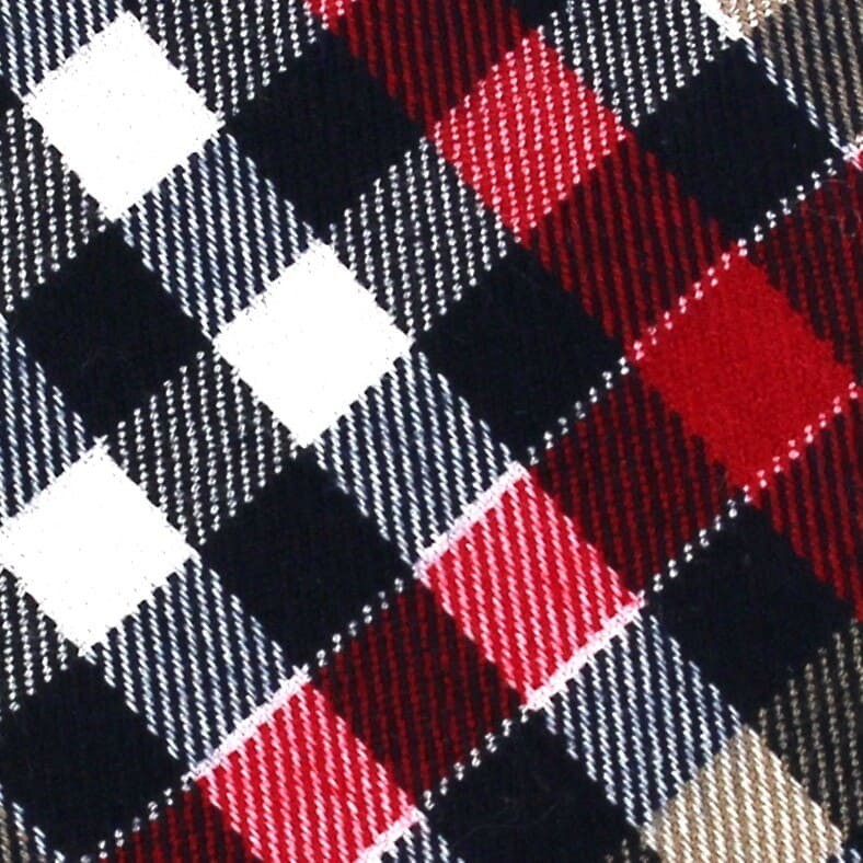 Corbata Estrecha de Cuadros Multicolor