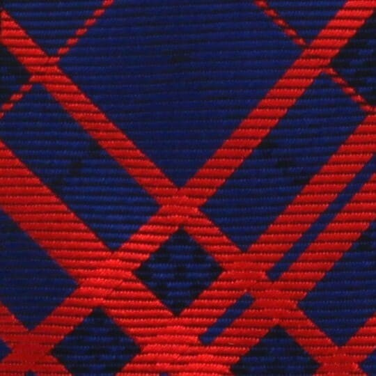Corbata Estrecha Dibujo Geométrico Tricolor