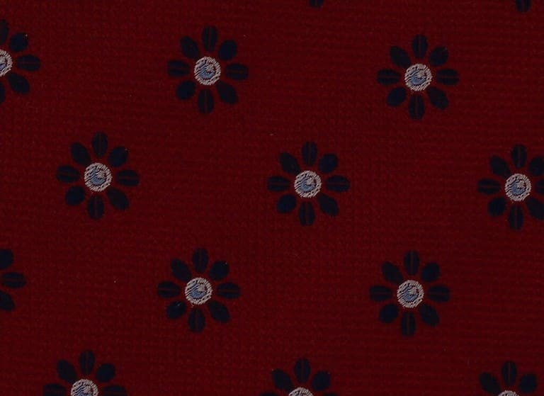 Corbata Flores Roja