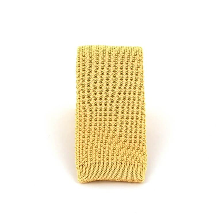 Corbata Punto Lisa Beige
