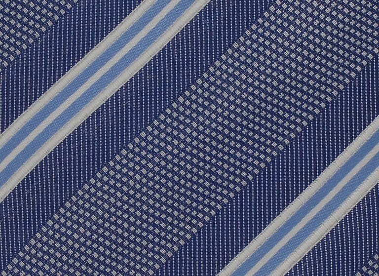 Corbata Rayas Azul