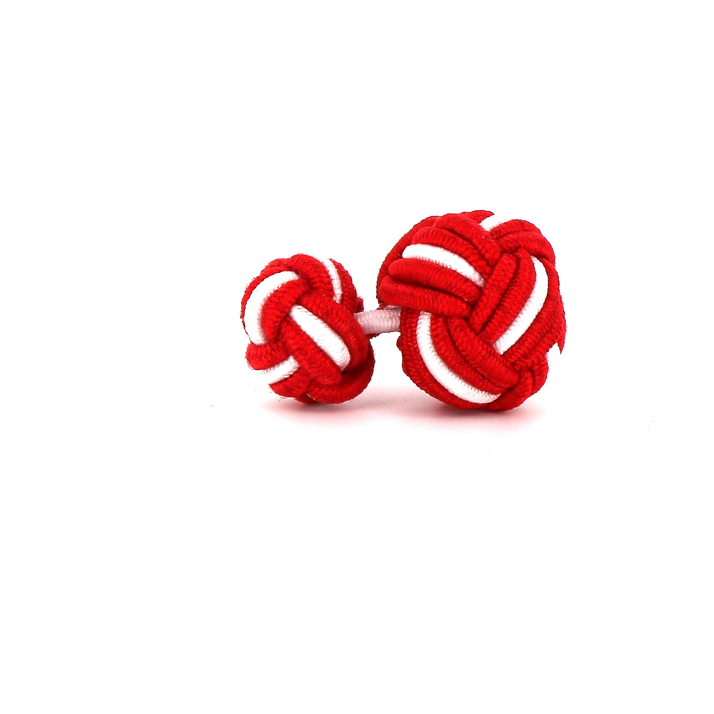 Gemelos Bola Grande Rojo y Blanco