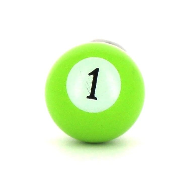 Gemelos Bolas Billar Verde 1