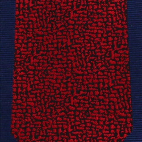 Corbata Estrecha Azul Marino y Roja
