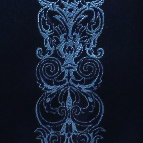 Corbata Estrecha Cenefa Vertical Azul