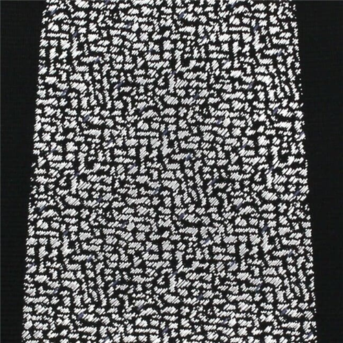 Corbata Estrecha Negra y Blanca