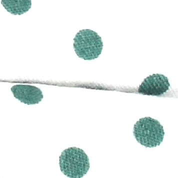 Pajarita Blanca Lunares Verdes
