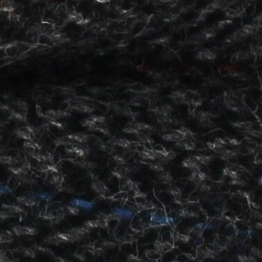 Pajarita Lana Espiga Negra y Gris