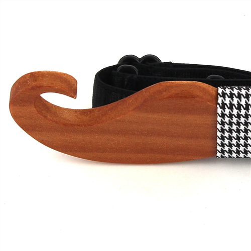 Pajarita Madera Bigote