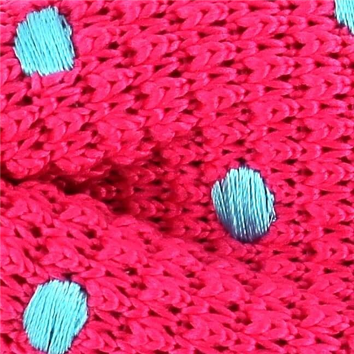 Pajarita Punto Rosa Lunares Turquesa