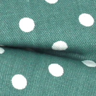 Pajarita Verde Lunares Blancos