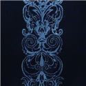 Corbata Estrecha Cenefa Vertical Azul