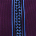 Corbata Estrecha Dibujo Vertical Morada