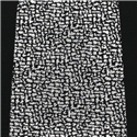 Corbata Estrecha Negra y Blanca