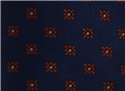 Corbata Flores Azul Marino