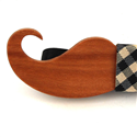 Pajarita Madera Bigote