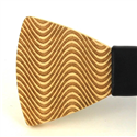 Pajarita Madera Ondas