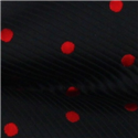 Pajarita Negra Lunares Rojos
