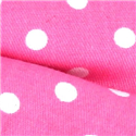 Pajarita Rosa Lunares Blancos