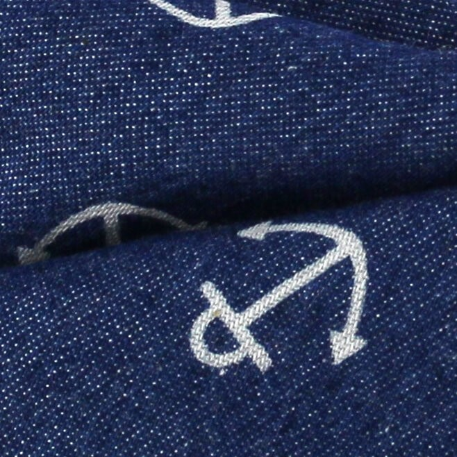 Pajarita Anclas Denim Oscuro