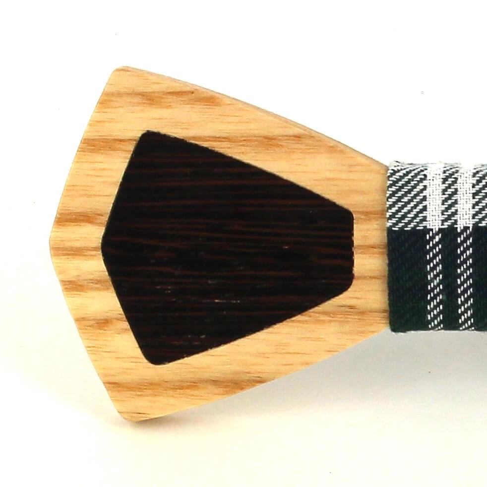 Pajarita Madera Bicolor