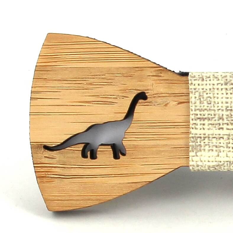 Pajarita Niños Bambú Hueca Brachiosaurus