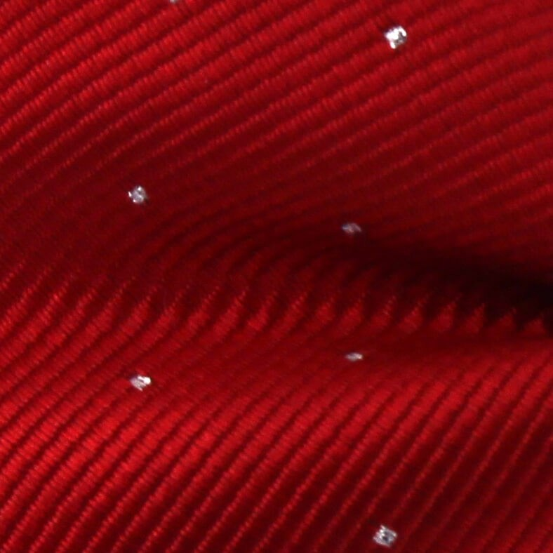 Pajarita Roja Oscura Puntos Brillantes
