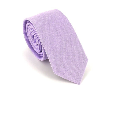 Cravatta Slim Monocromatica Viola