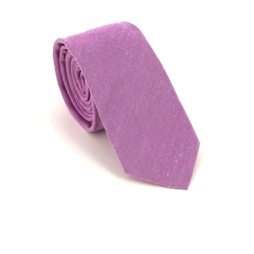 Cravatta Stretta Liscia Viola