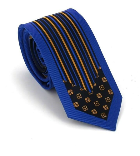 Cravatta Stretta Moderna Multicolore