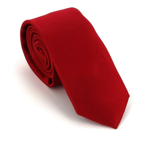 Cravatta Slim Rosso Scuro