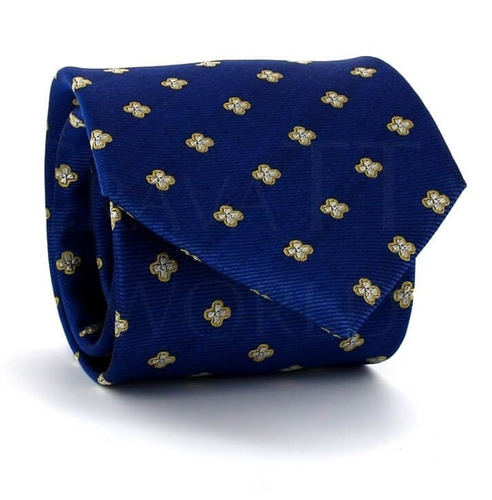 Cravatta Fiori Blu
