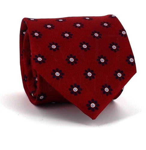 Cravatta Fiori Rosso