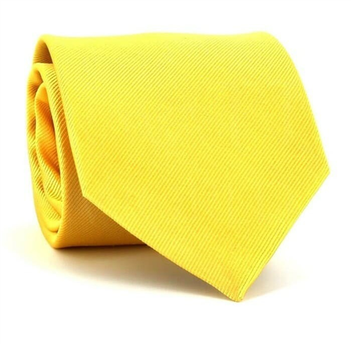 Cravatta Gialla in MicroTwill Solido