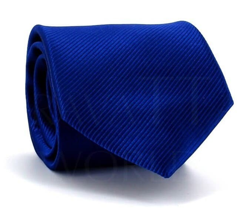 Cravatta liscia blu scuro