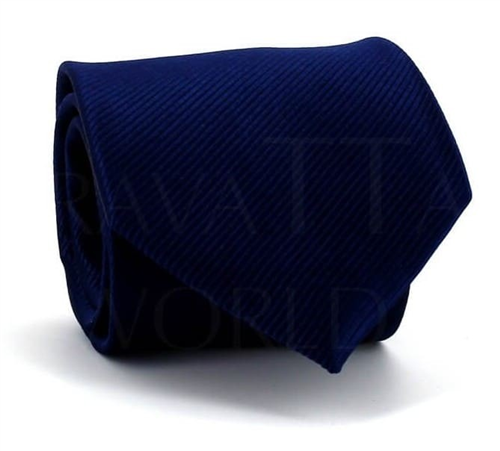 Cravatta Tinta Unita Blu Scuro