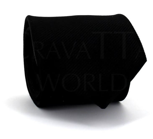 Cravatta Nera Liscia