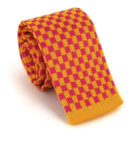 Cravatta a pois dorati e rosa