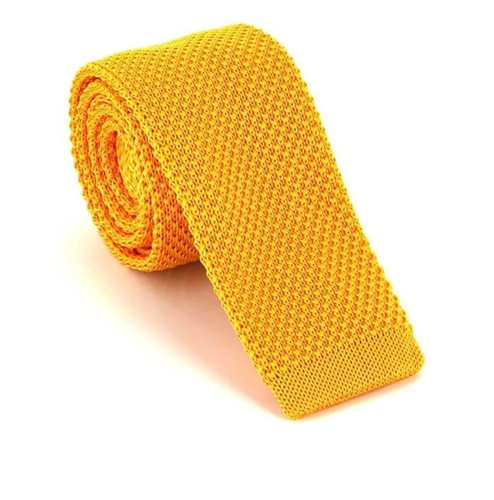 Cravatta a Punto Liscio Dorata