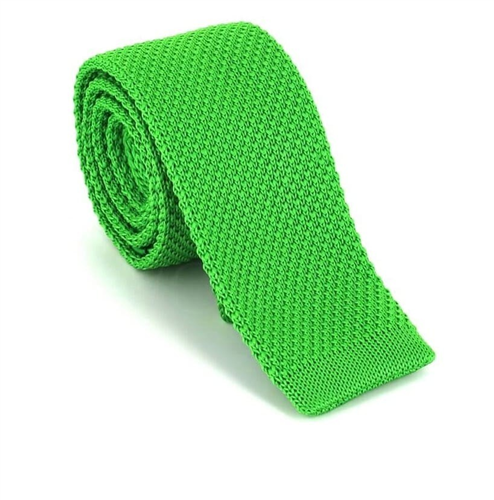 Cravatta a Punto Liscio Verde Chiaro