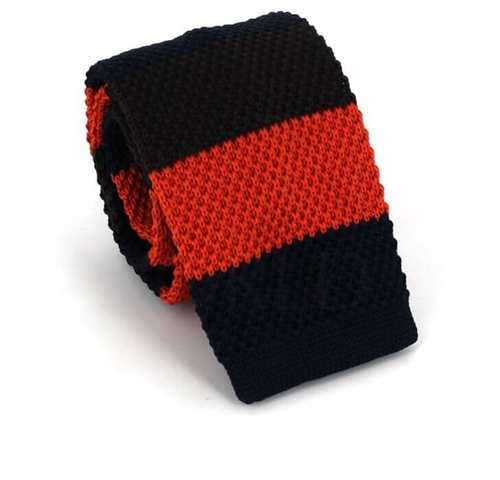 Cravatta a righe a pois tricolore