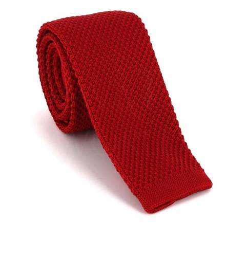 Cravatta a pois rosso scuro