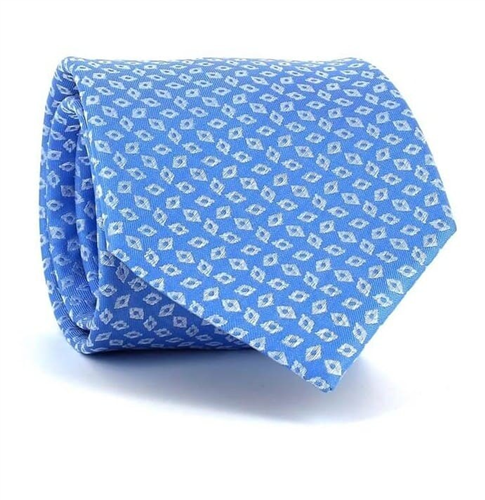 Cravatta a rombi blu