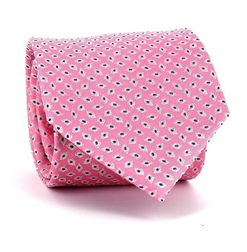Cravatta a rombi rosa