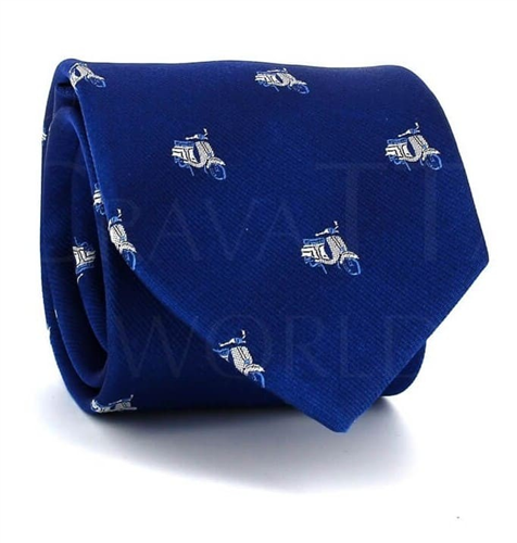 Cravatta Vespe Blu