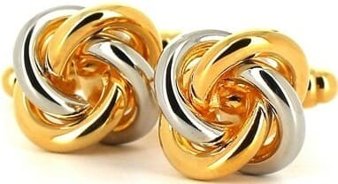 Gemelli 4 Nodi in Oro e Argento
