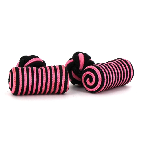Gemelli a barile rosa e nero