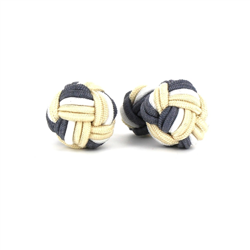 Gemelli Grande Sfera Grigio, Bianco e Madreperla