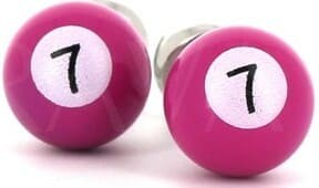 Gemelli da biliardo rosa fucsia 7